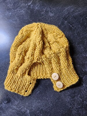 Knit ponytail hat - image1